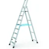 Trappestige aluminium, 8 trin, 1,75 meter