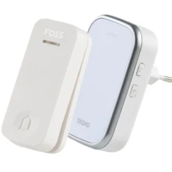 Trend dørklokke Bluu 1 Novus, plug in, hvid