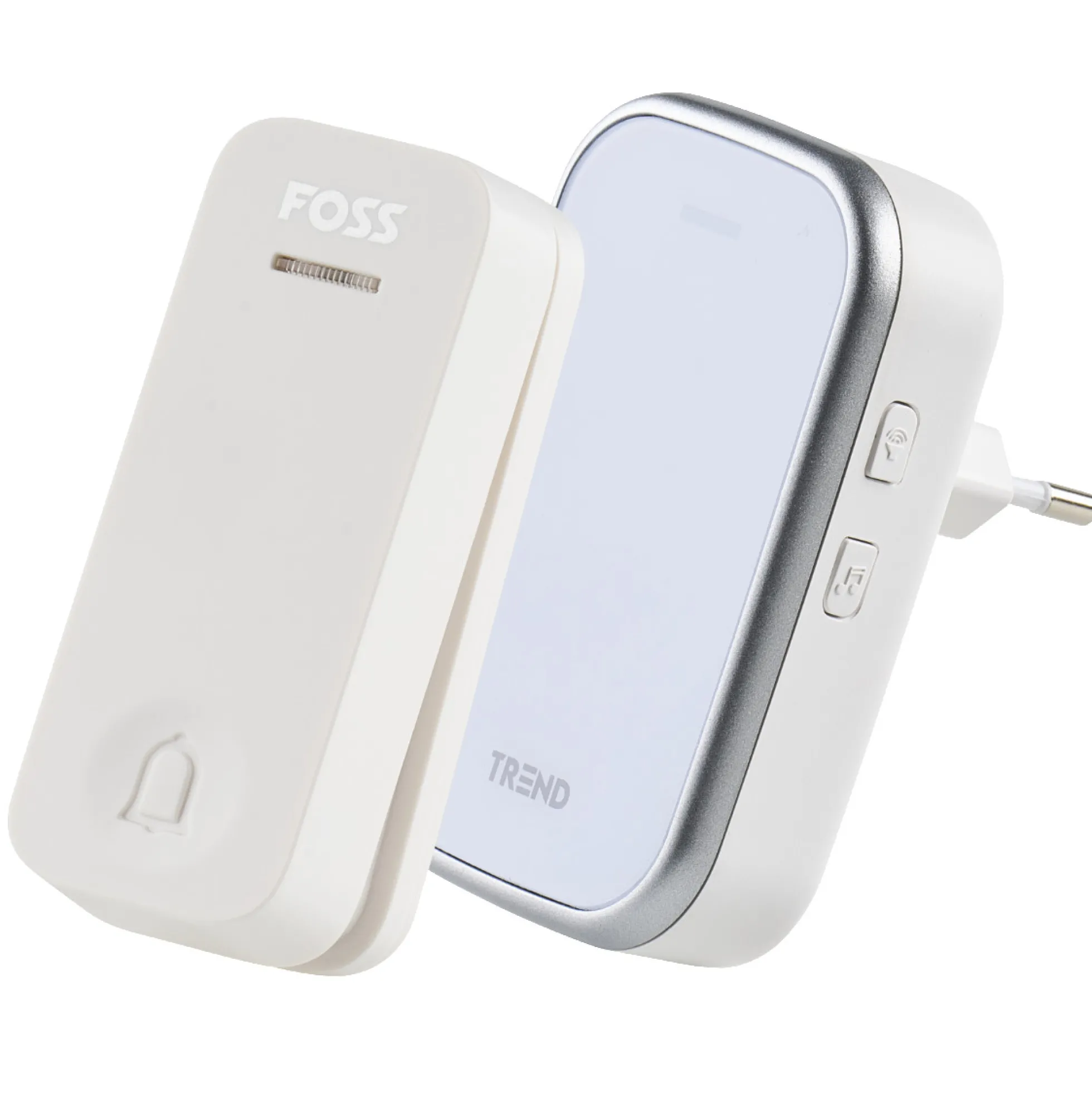 Trend dørklokke Bluu 1 Novus, plug in, hvid