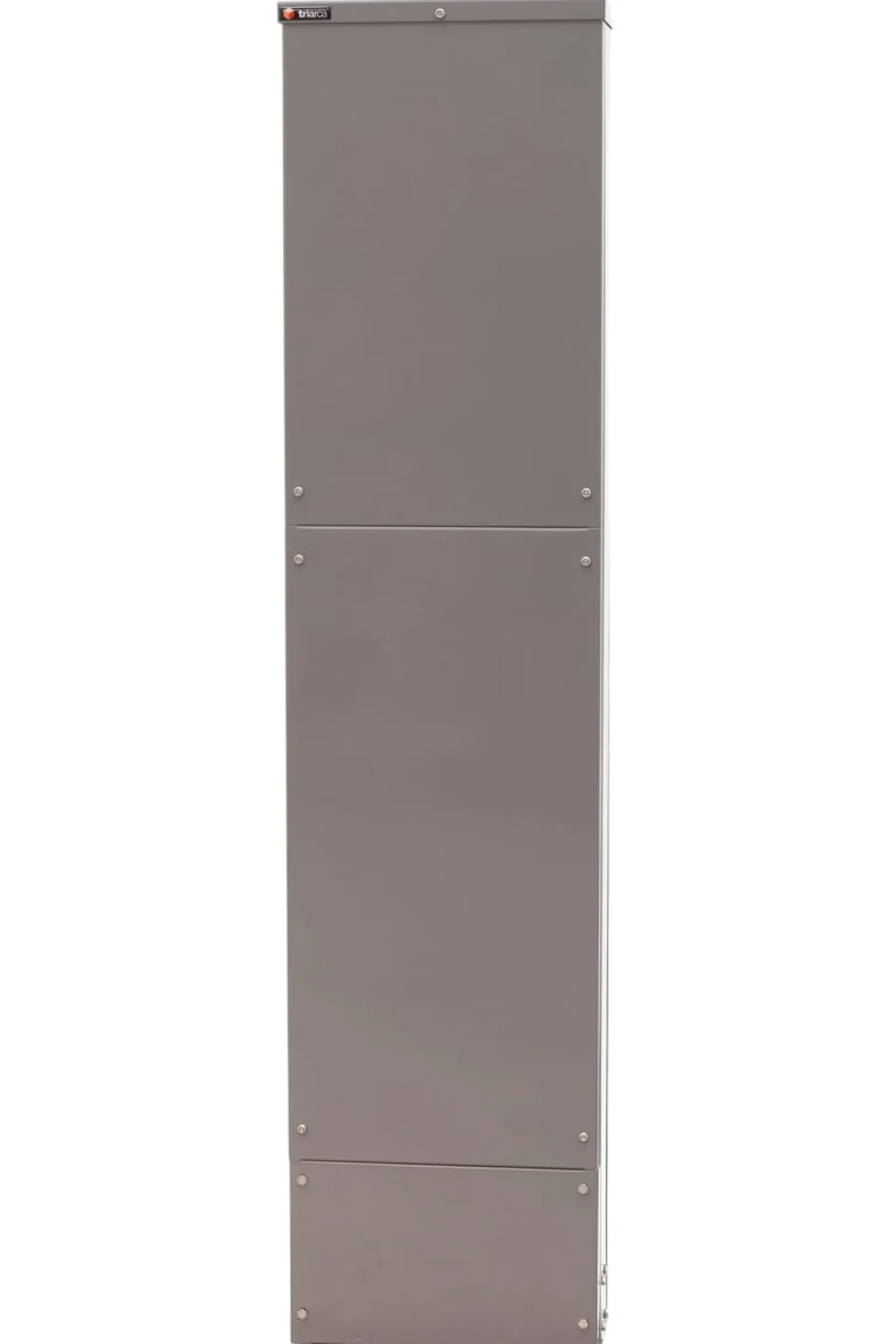 Triarca E-Mobility GObox GR22 ladestander, 22 kW, med tavle og sokkel, RAL7037 grå