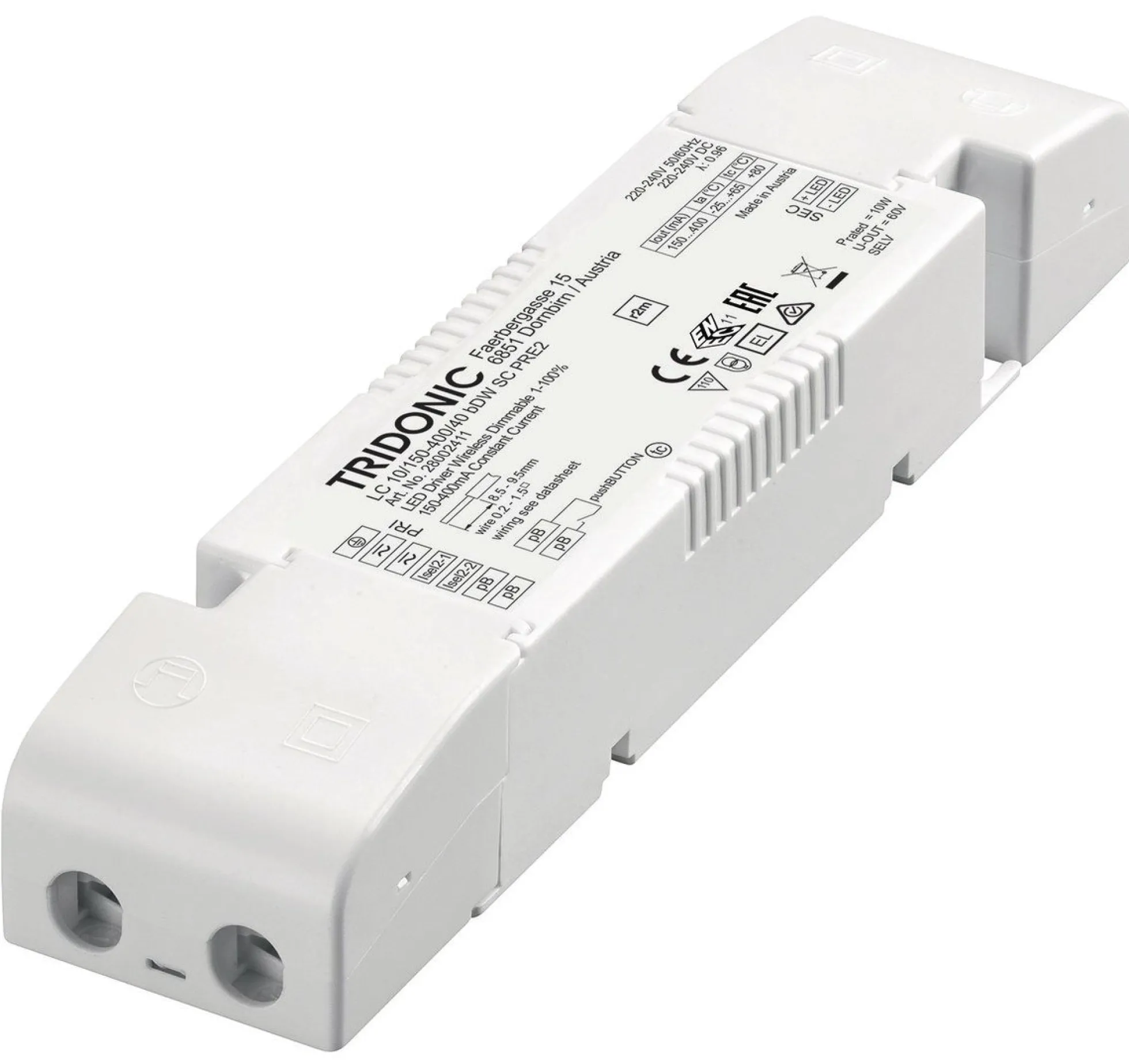 Tridonic LC 10/150-400/40 bDW SC PRE2 Casambi Ready Driver