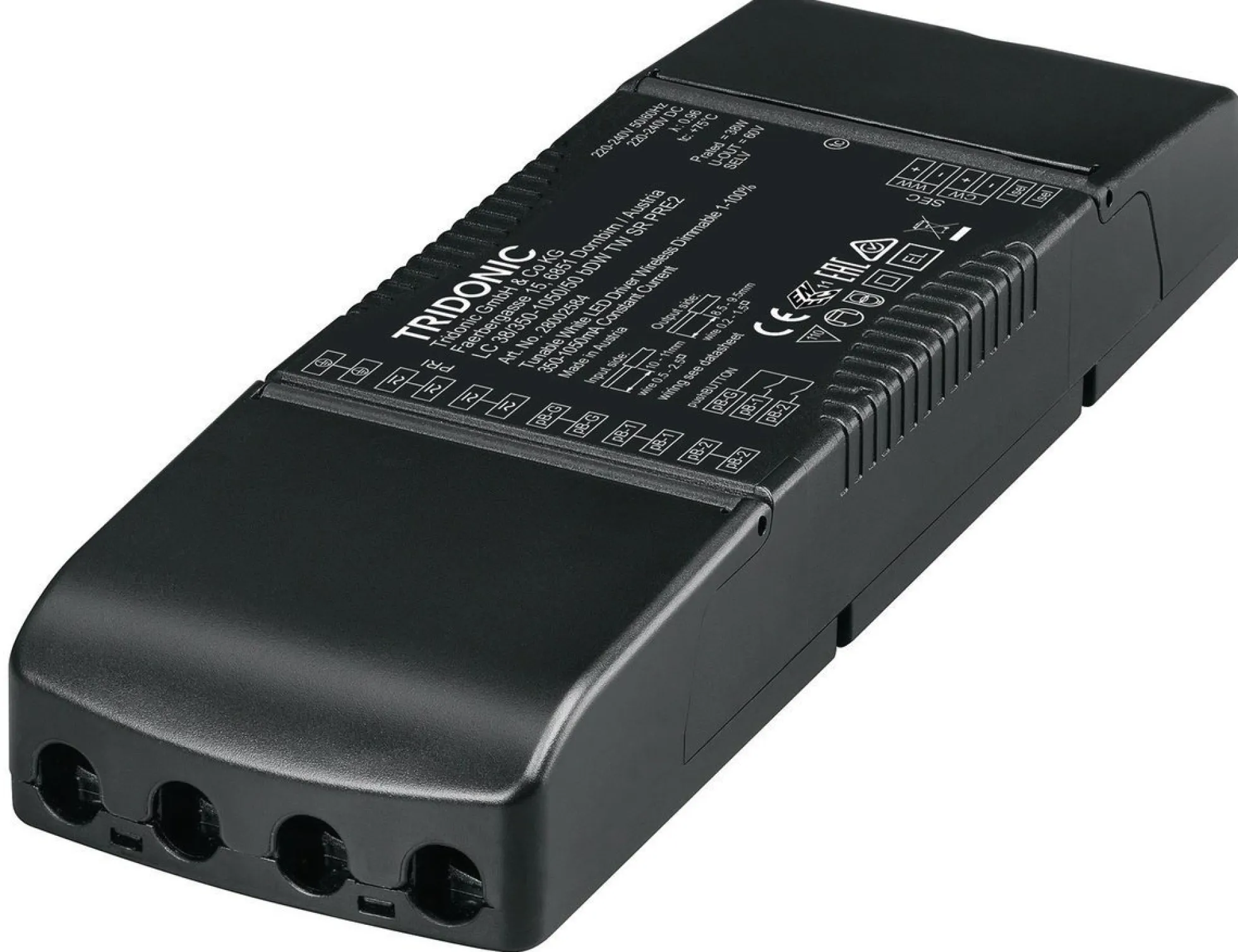 Tridonic LC 38/350-1050/50 bDW TW SR PRE2 Casambi Ready Driver