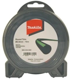Trimmertråd, rund, 2,0 mm x 15 meter - Makita