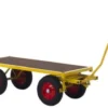 Trækvogn med bremse, 700x1500 mm, 1200 kg, lufthjul - Ravendo