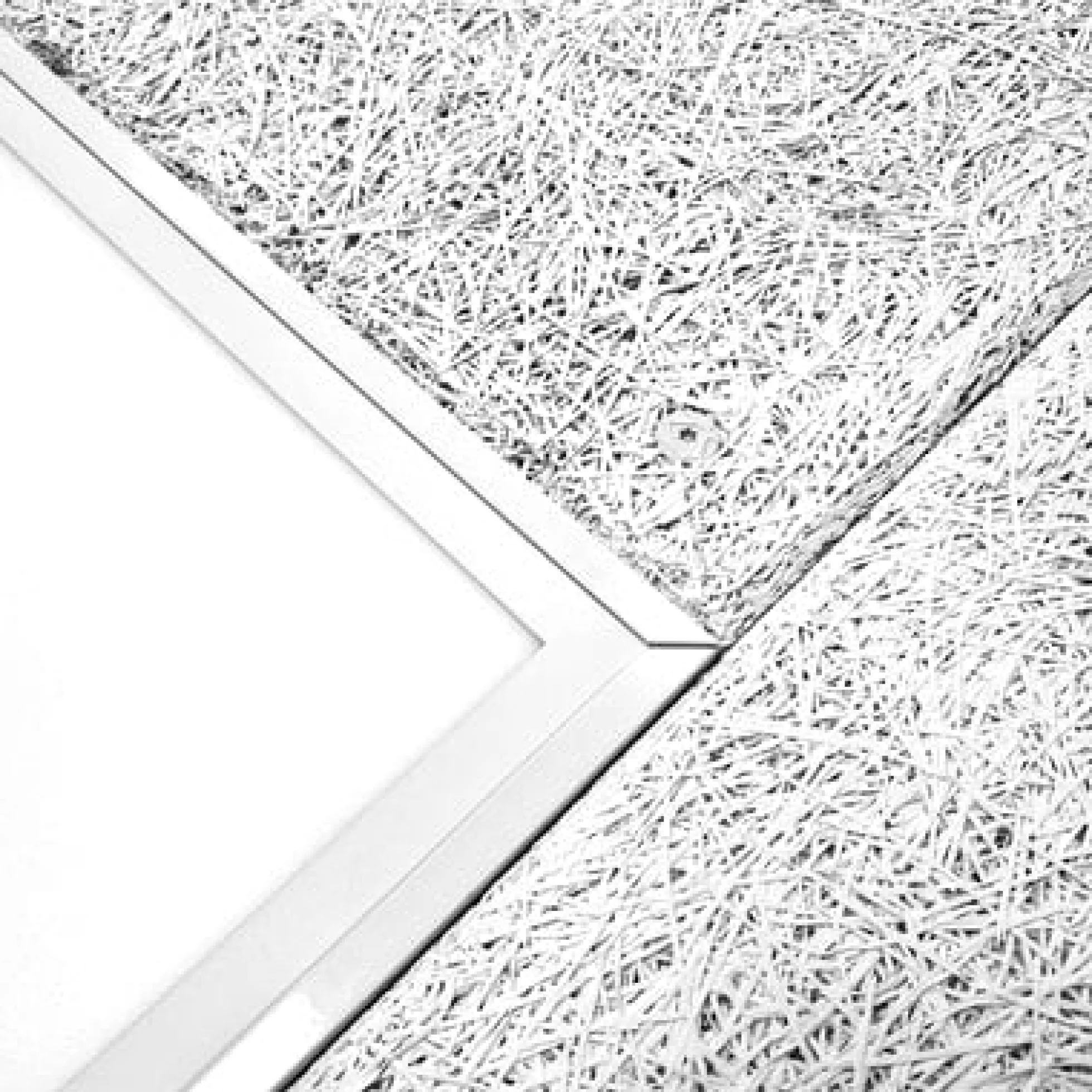 Troldtektramme til 60x60 LED panel, skruemontering