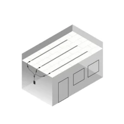 Troldtekt Skinne til LED Strips, Planforsænket, 120 cm, Forlængbar - LEDlife (restsalg)