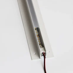 Troldtekt Skinne til LED Strips, Planforsænket, 120 cm, Forlængbar - LEDlife (restsalg)