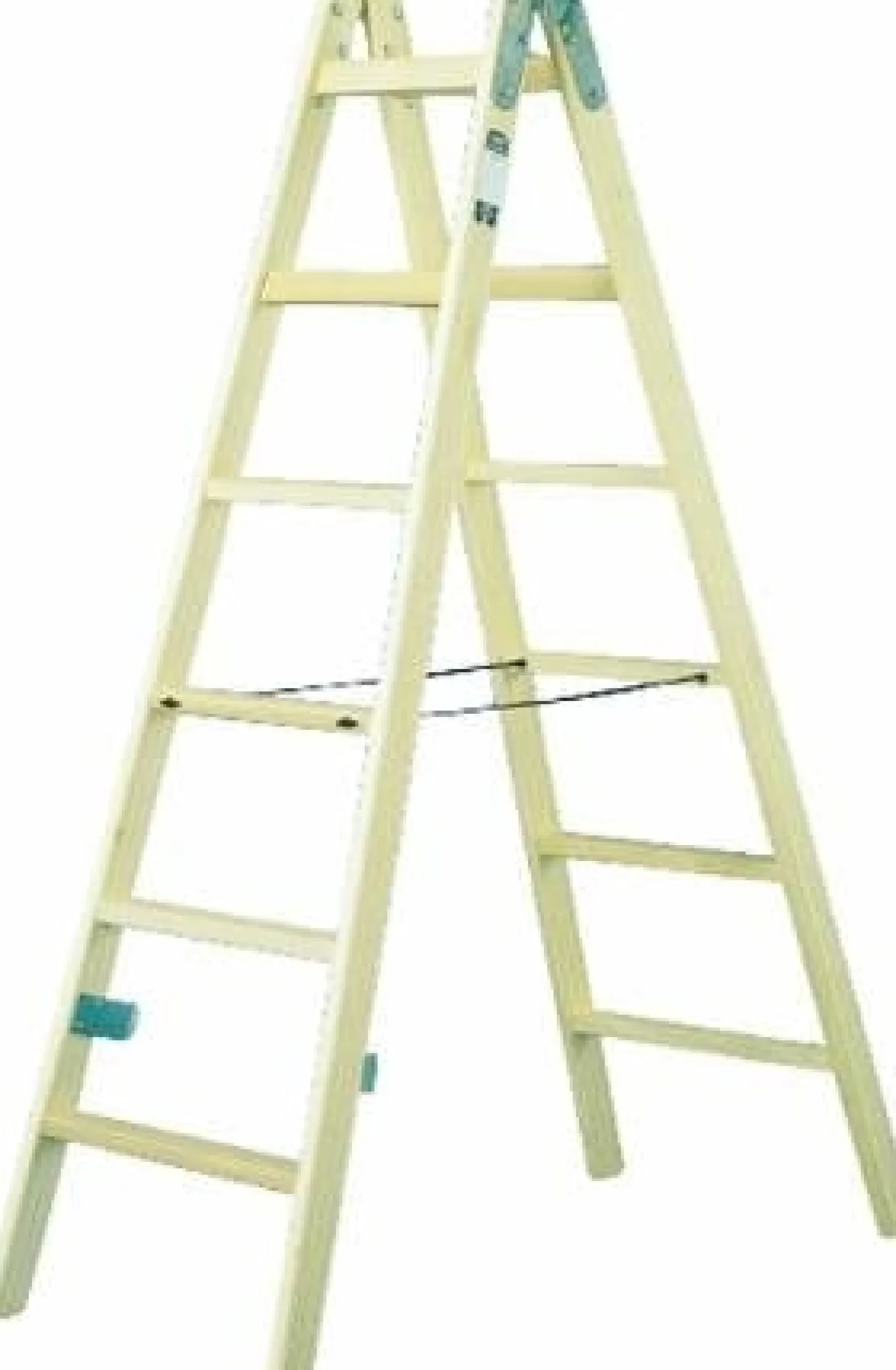 Træ Wienerstige 2x14 trin, 3,88m, laminerede vanger