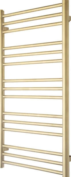 TVS håndklædetørrer, PLUS 15-500, børstet guld, PVD, 990 mm x 500 mm