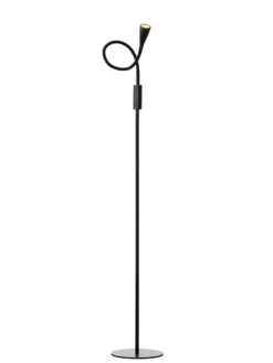 Twist gulvlampe, 3,5W med dæmp, sort