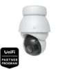 Ubiquiti UniFi Protect AI PTZ Precision 4K 8MP PoE vandalsikret udendørs overvågningskamera hvid