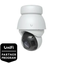 Ubiquiti UniFi Protect AI PTZ Precision 4K 8MP PoE vandalsikret udendørs overvågningskamera hvid