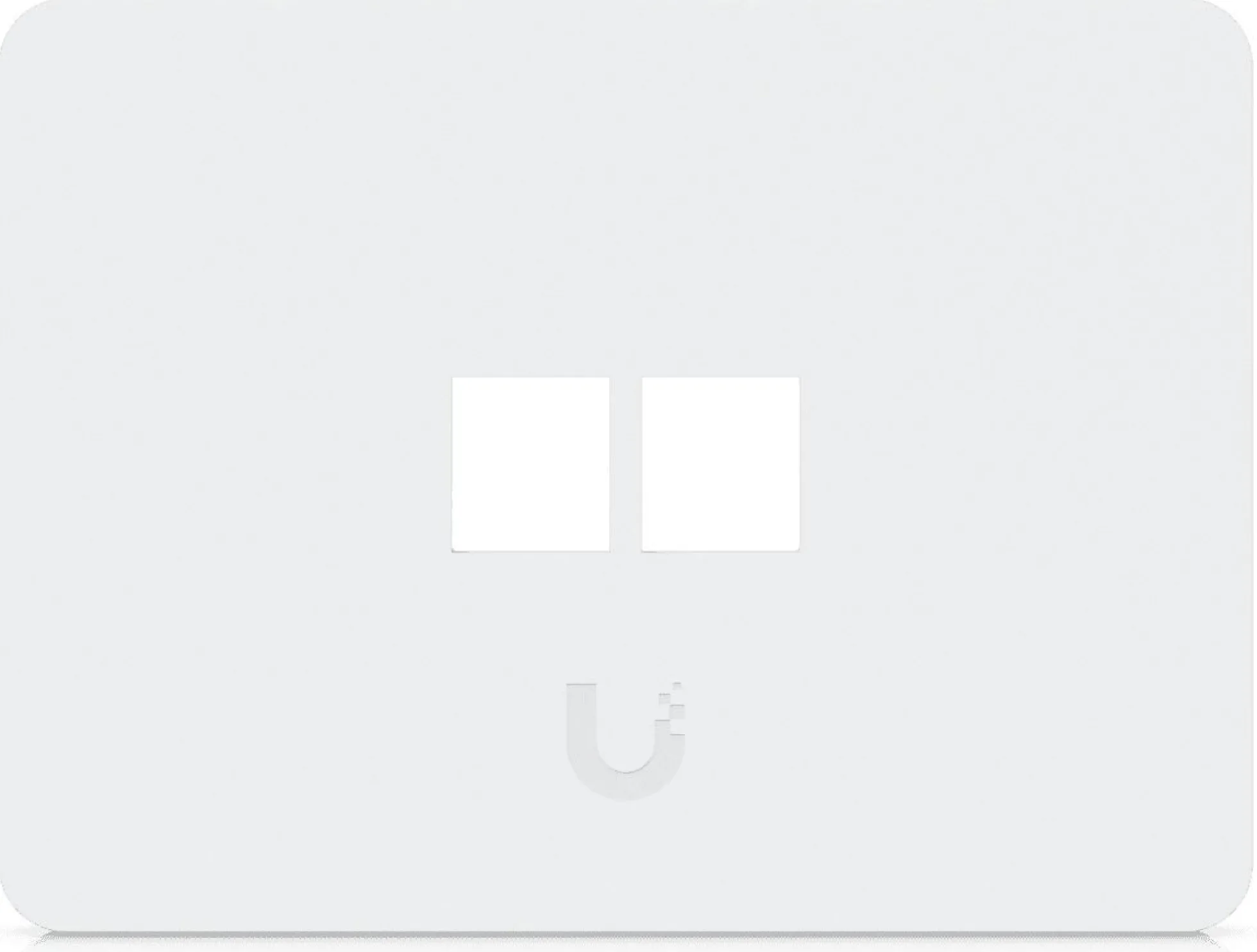 Ubiquiti universal keystone vægplade, 2-port, malbar