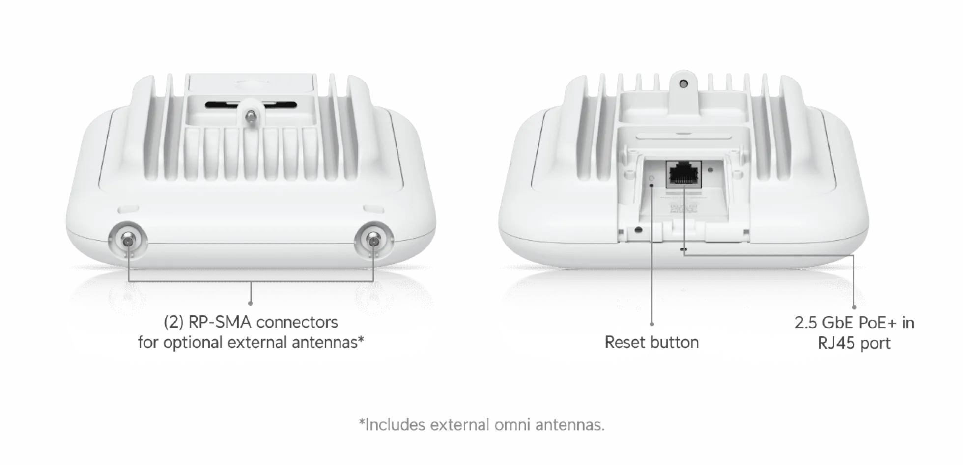 Ubiquiti U7-Pro-Outdoor, WiFi 7 AP, IP67, 6 spatial streams, hvid