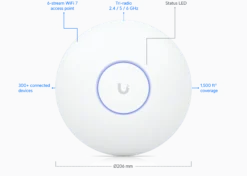 Ubiquiti U7-Pro-5, WiFi 7 AP, 6 GHz support, 5-pak