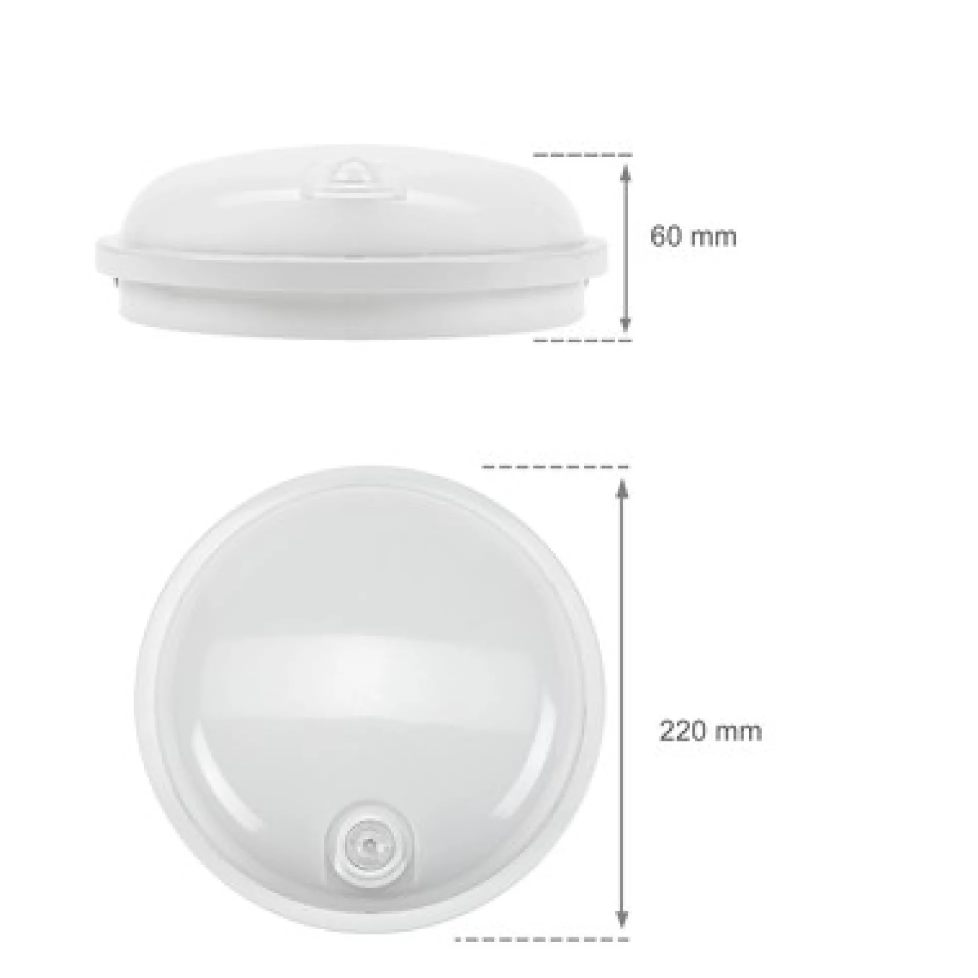 Udendørs lampe med sensor, LED, 20W, 2100lm, IP54, 230V, PIR-sensor, inkl. lyskilde