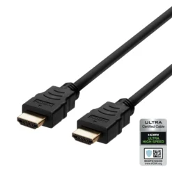 ULTRA High Speed HDMI-kabel, 48Gbps, 1 meter, sort
