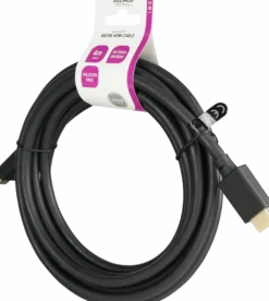 Ultra High Speed HDMI kabel, 4m, LSZH, sort - Deltaco