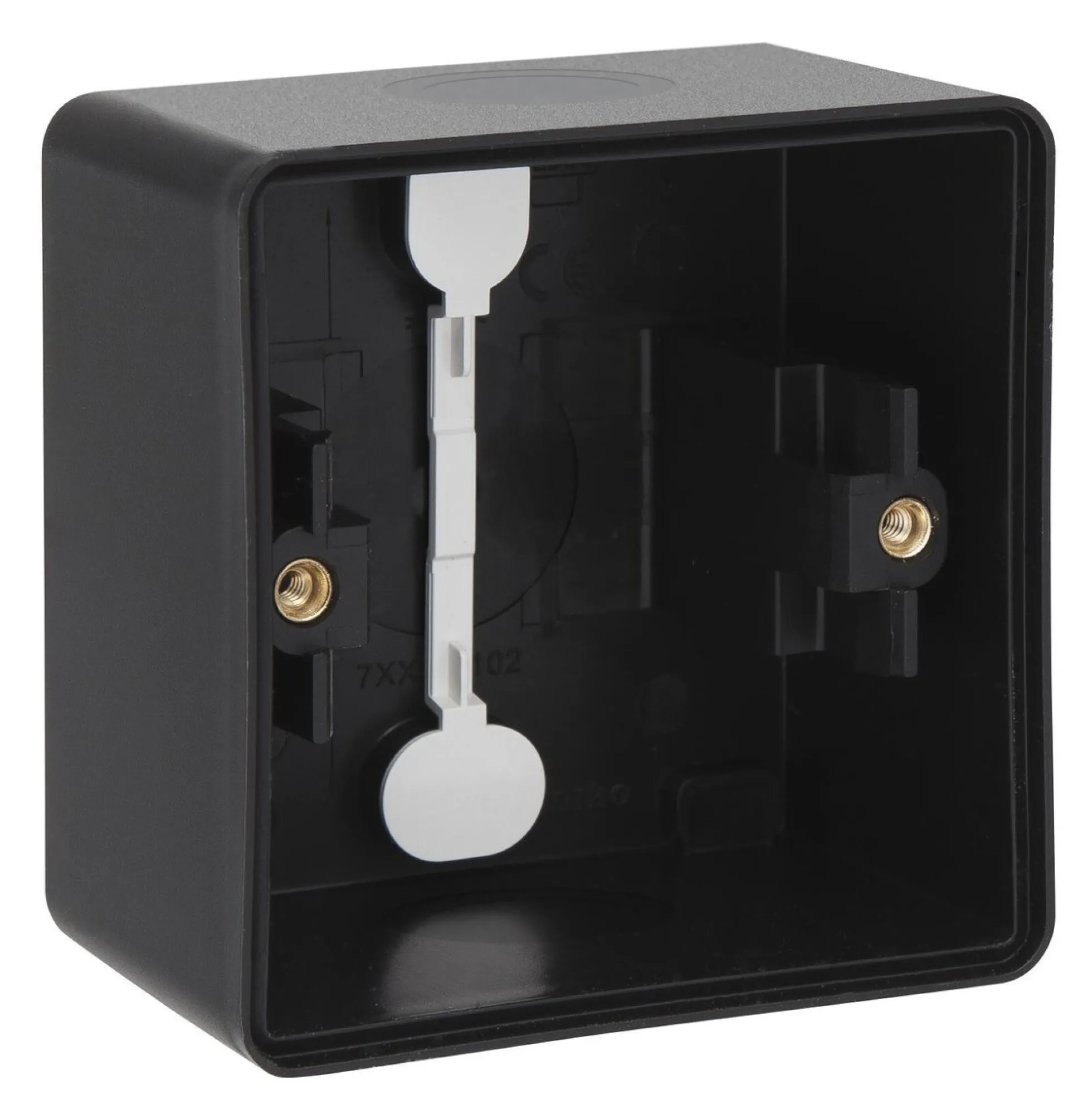 Underlag 1-modul, IP55, sort