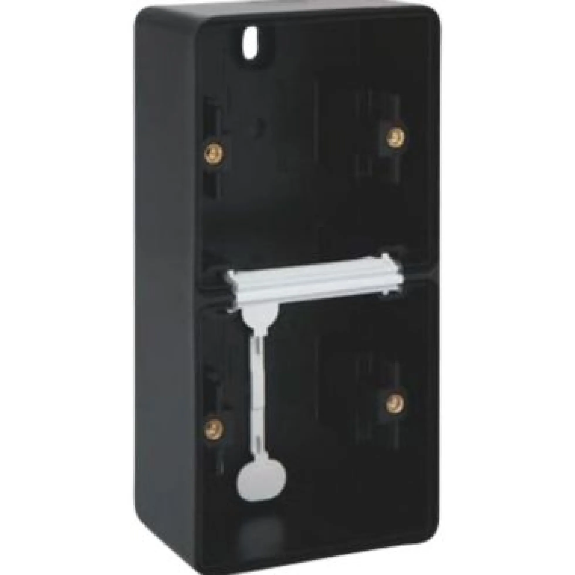 Underlag 2-modul, lodret, IP55, sort - Niko