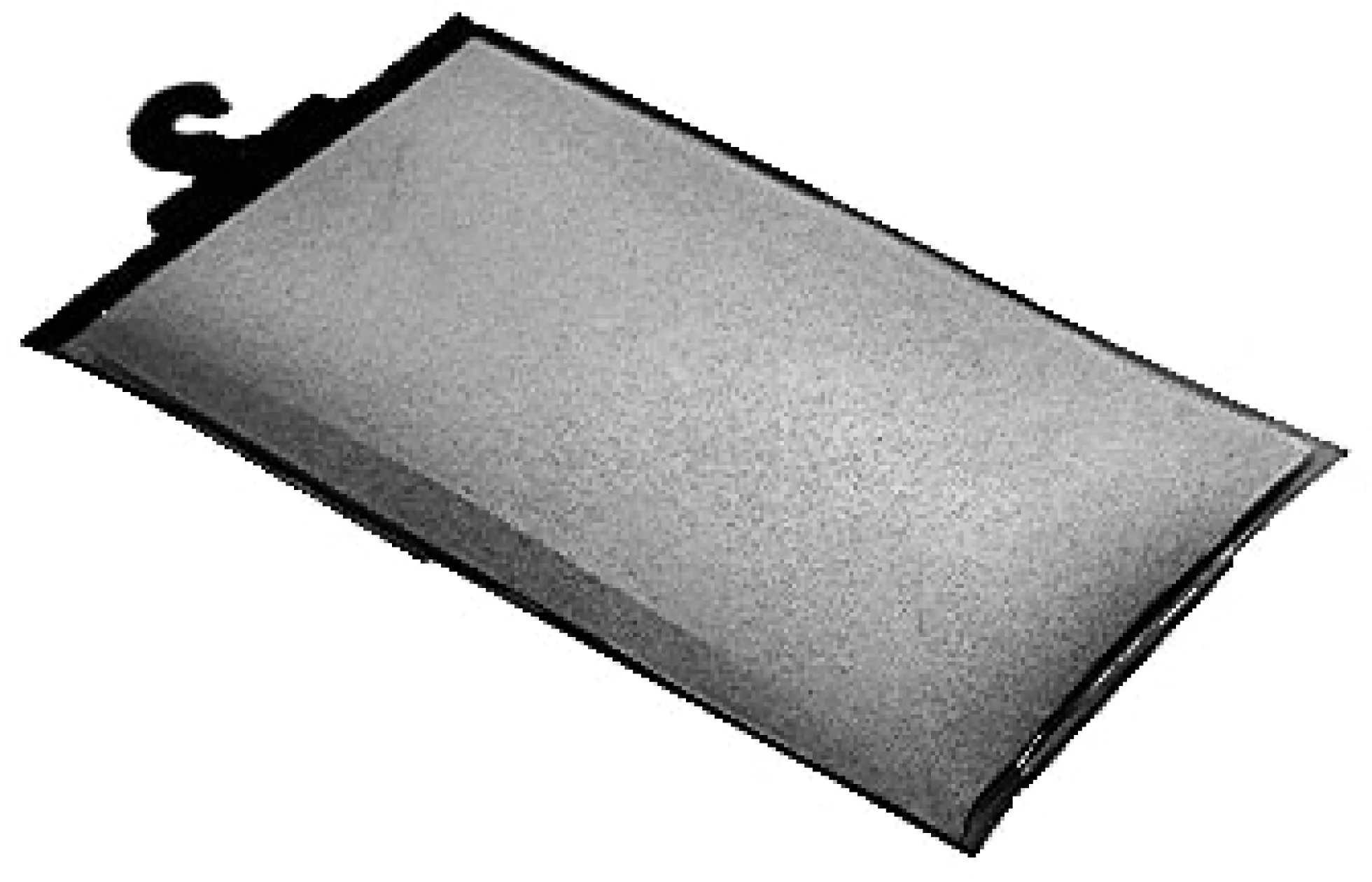 Unicolor badeforhæng, anti-kalk, 270 x 200 cm, hvid