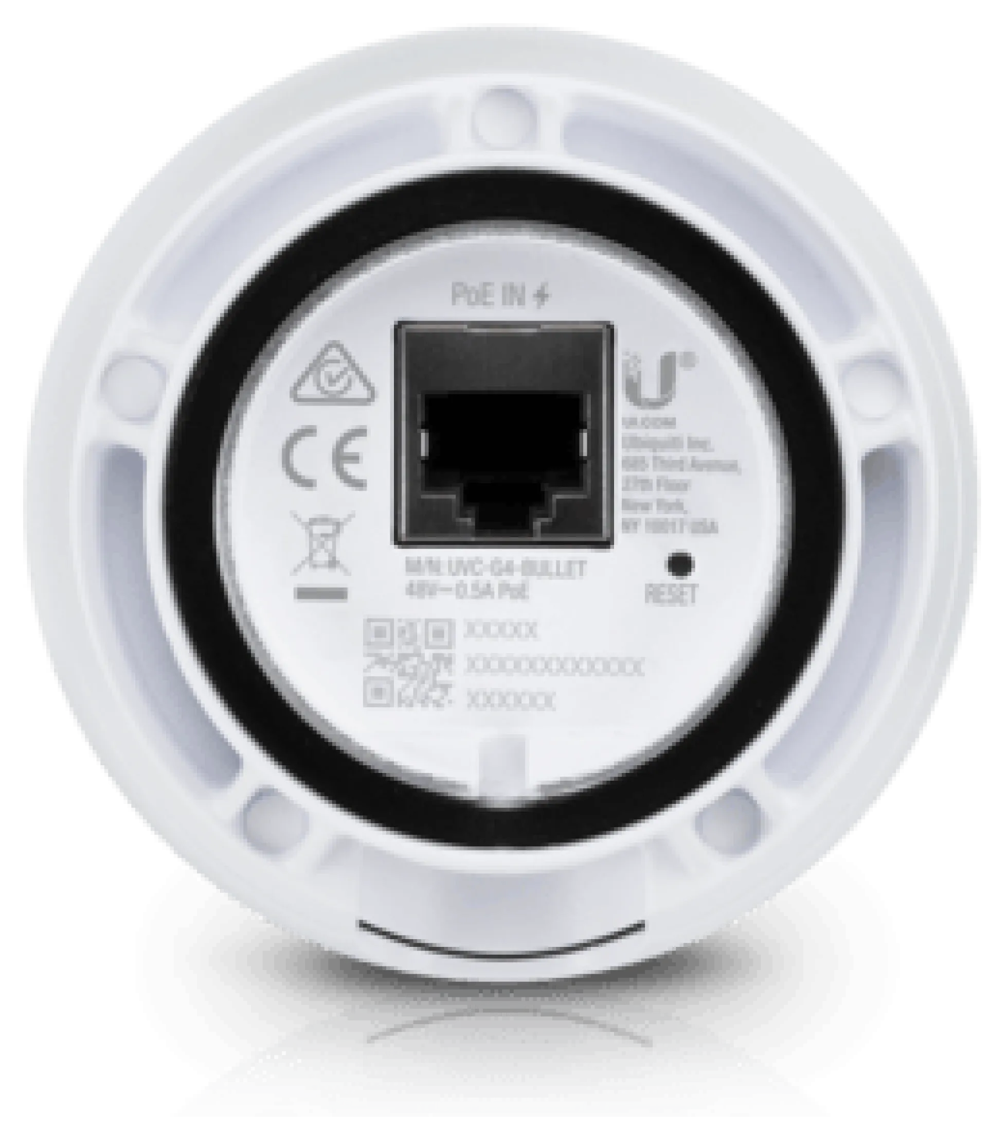 UniFi G4 kamera, 1440p, 802.3af PoE, IR, hvid