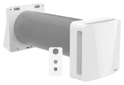 Unoklima Bathroom 2.0 ventilator m. varmegenindvinding, til badeværelse, hvid - Klimair