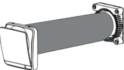 Unoklima XT-U Base ventilator m. varmegenindvinding, hvid, Ø160 mm, <40 m² - Klimair