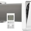 Unoklima XT-U Remote ventilator m. varmegenindvinding og fjernbetjening, hvid, Ø160 mm, <40 m² - Klimair