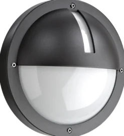 Uno væglampe med bevægelsessensor, indbygget 11,5W LED, grafitgrå – SG Armaturen
