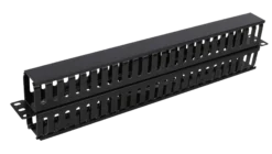 19" 1U Plastic Cable Management, double side