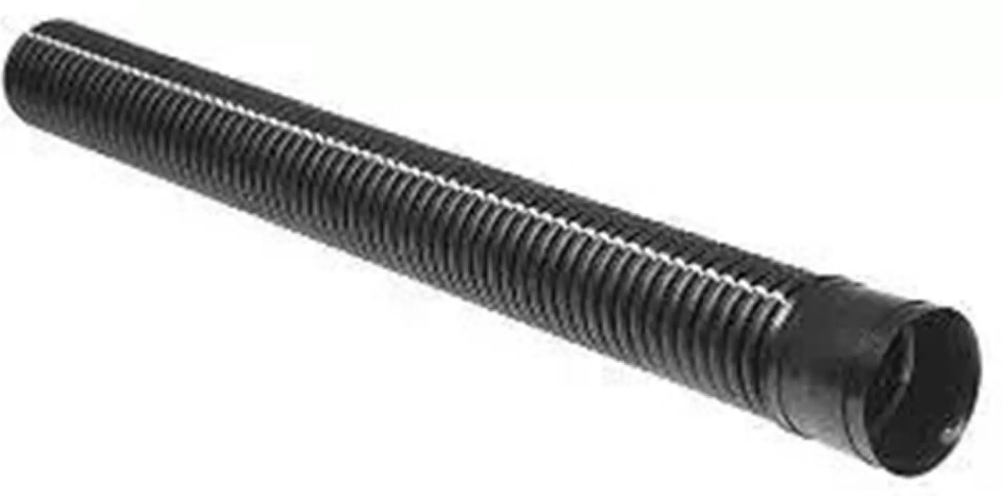 Uponor drænrør, 110/95 mm, 4 meter, PE SN4, fuldslidset med muffe - 4 meter