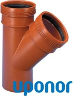 Uponor – Grenrør glat PP 45°