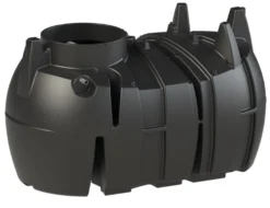 Uponor 2400 l 3-kammertank til nedsivning med Flygt pumpe, 5PE