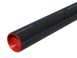Uponor 32 mm PE100RC PN16 SDR11 rør, sort/blå, 6 m - 6 meter