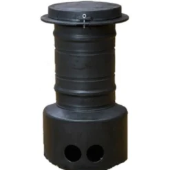 Uponor PE-fordelerbrønd til gravitation, 400 x 1100 mm, med låg