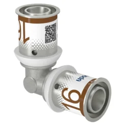 Uponor S-Press MLCP – Vinkel på 90° med preskoblinger