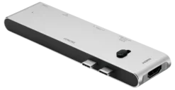 USB-C dockingstation, HDMI/SD/mSD reader, virker med MacBook - Deltaco
