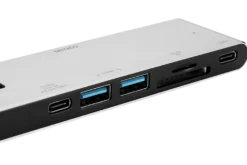 USB-C dockingstation, HDMI/SD/mSD reader, virker med MacBook - Deltaco