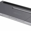 USB-C docking station VGA/DP/HDMI/SD/RJ45/3.5, PD 3.0, space grey - Deltaco