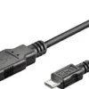 Usb KABEL, USB-A til micro usb B, 1,8M