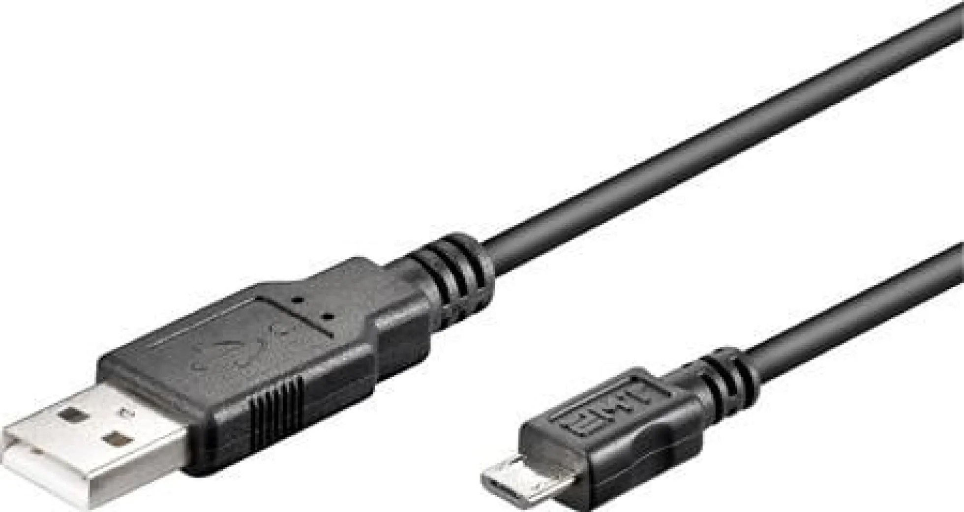 Usb KABEL, USB-A til micro usb B, 1,8M