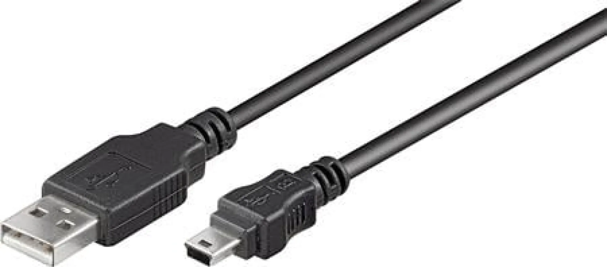 Usb KABEL, USB-A til mini usb B, 1,8M