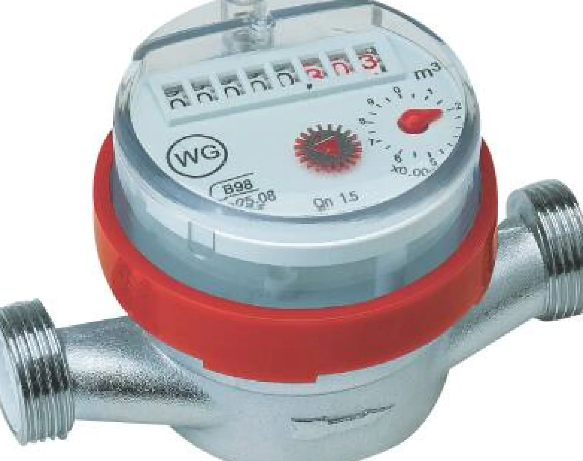 Vandmåler ETWD varm, QN1,5 Q3=2,5, LGD=110mm - Zenner