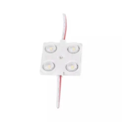 Vandtæt blå LED modul, 12V, 1,44W, IP68, Ideel til skilte og specialløsninger