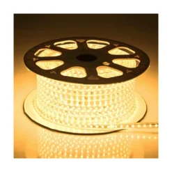 Vandtæt LED strip (Type Q), 230V, IP67, 60 LED, 6W pr. meter, 3000K