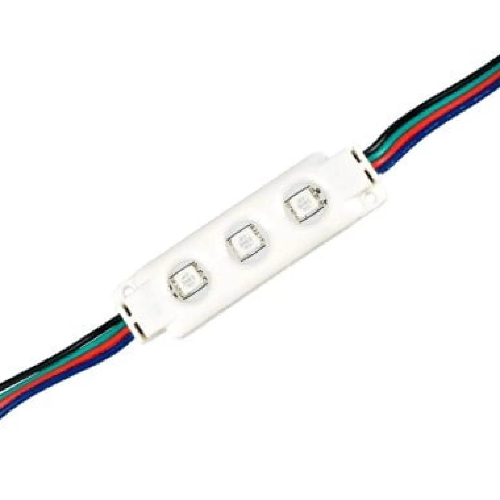 Vandtæt RGB LED modul, 12V, 0,72W, IP67 til skilte og special løsninger