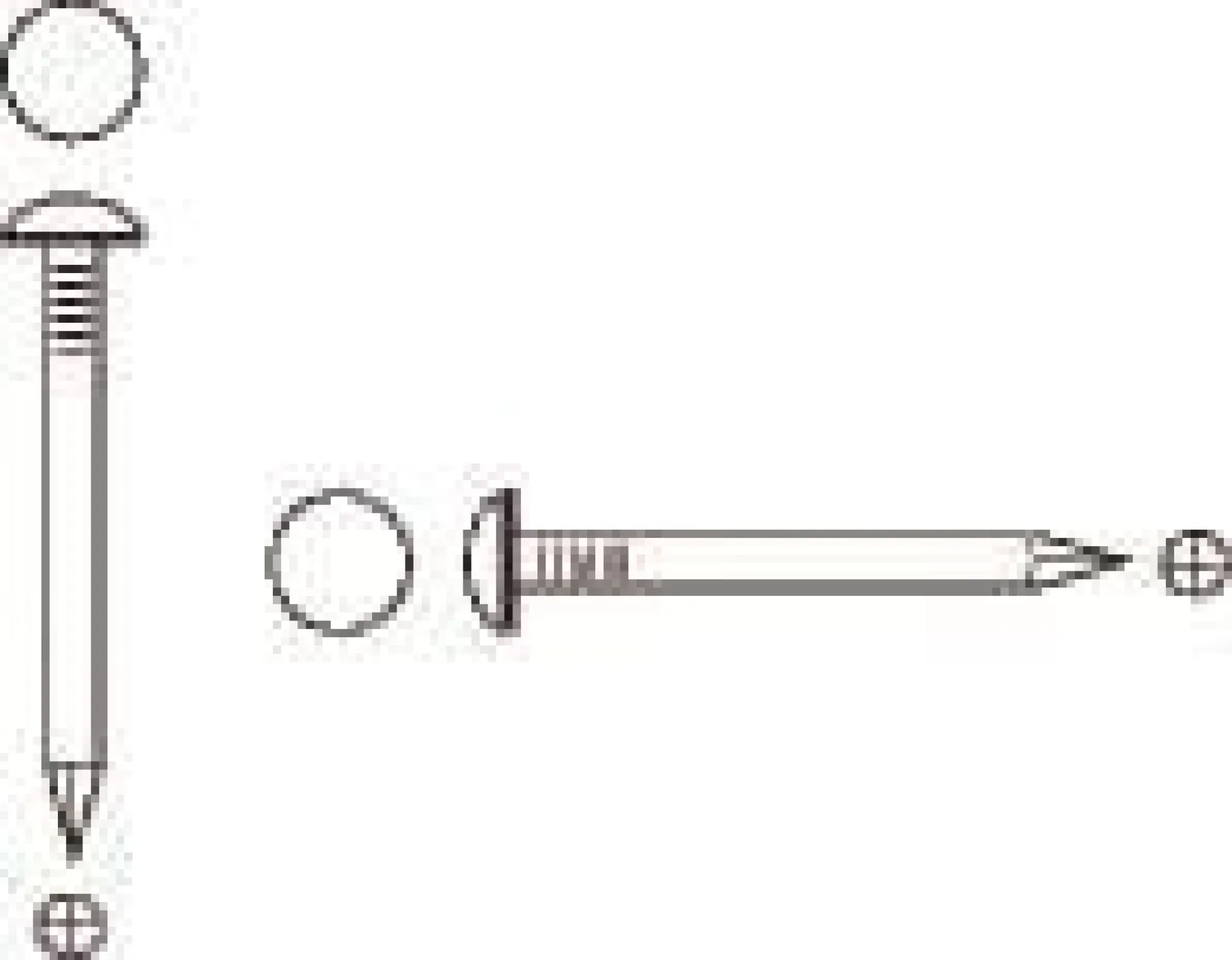 Varmegalvaniseret bøjlesøm, rundhoved, Ø3,1 mm x 55 mm
