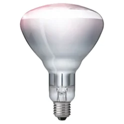 Varmelampe BR125 IR 150W E27, Klar, 125 mm Diameter, 173 mm Længde