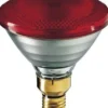 Varmelampe PAR38 IR 175W E27 240V, Infrarød, Rød